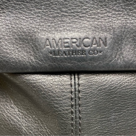 Black & Silver Leather Liberty Backpack Purse - Picture 15 of 15